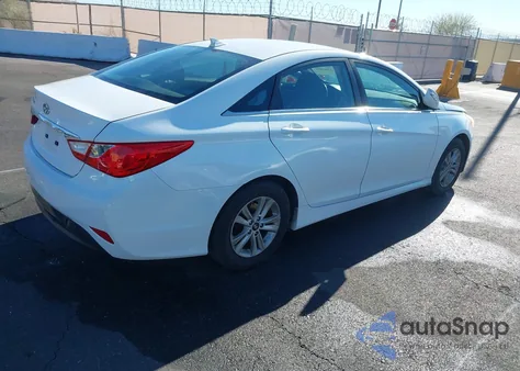 2014 Hyundai Sonata Gls from USA, damaged, VIN 5NPEB4AC0EH813848